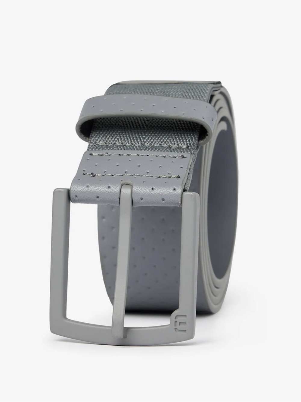 NEW Travis Mathew Gray Pilatus 2.0 Leather Belt Golfing